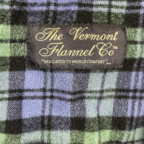 Vermont Flannel Co Hooded Shacket Plaid Youth 8-10 Kangaroo Pocket Lumberjack - Picture 6 of 10